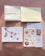 March Mail Club: Floral art print with a sticker and letter, matching envelope
